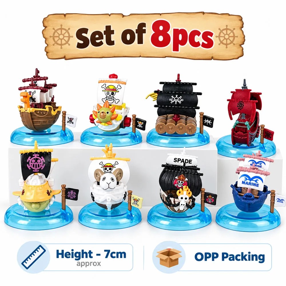One Piece Ship Collection with Bases