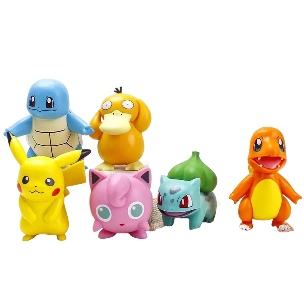 Pokemon 6 Character Mini Set