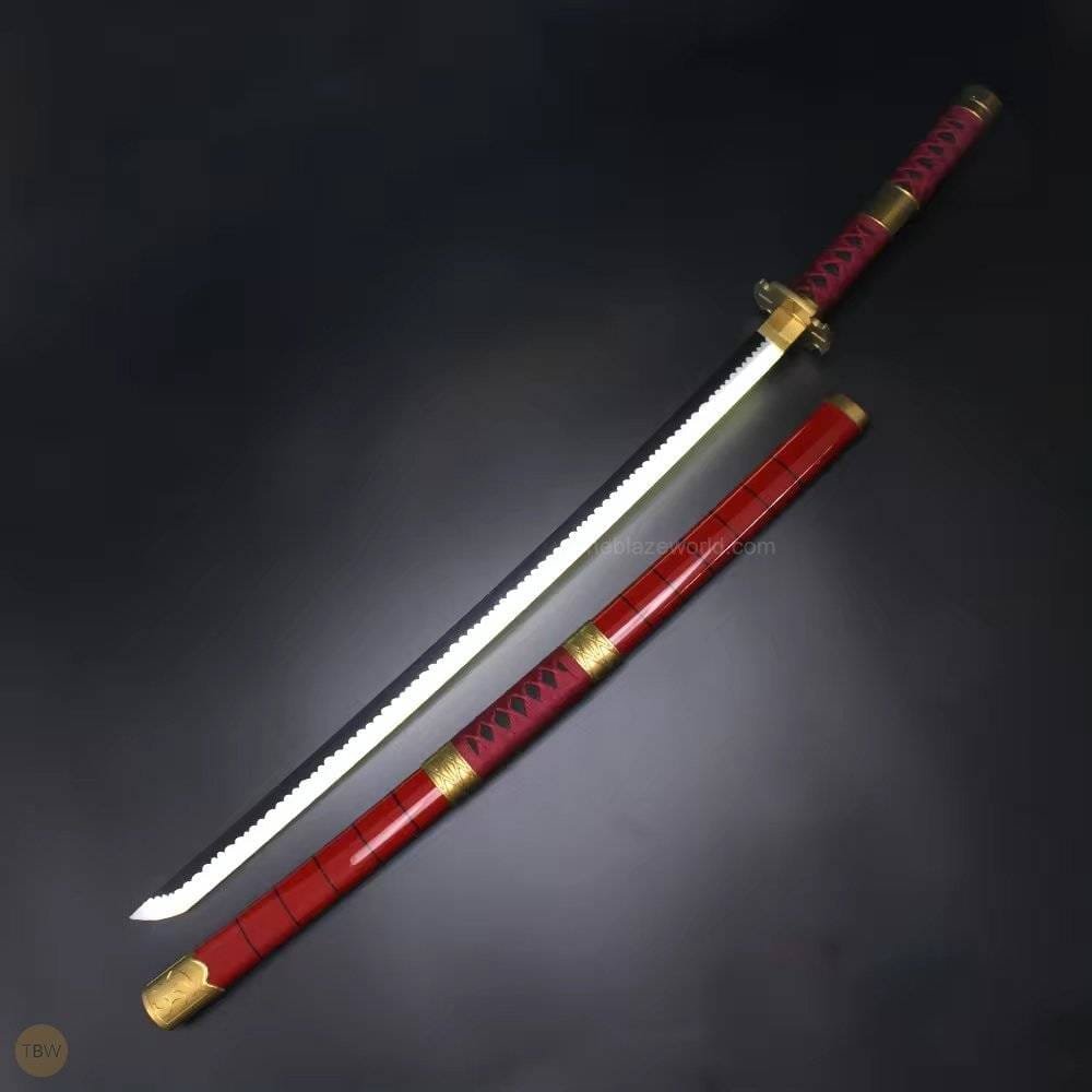 Roronoa Zoro Sandai Kitetsu Neon Katana 104cm | Cosplay Piece