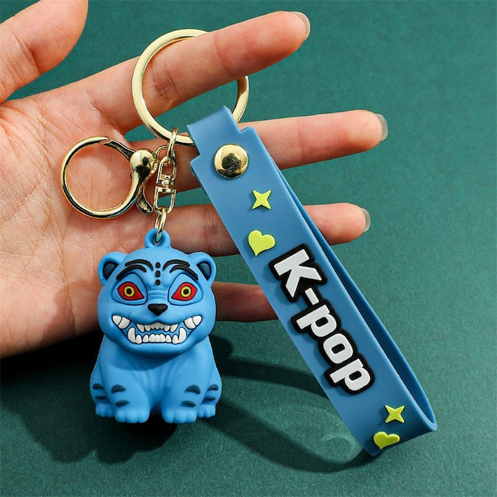 Demon Hunter K Pop Collection of 6 Keychains