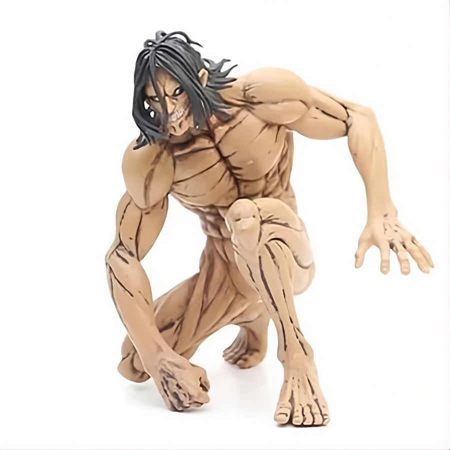 AOT Titan Warrior Action Figure | Eren Yeager Titan Form Collectible | 15 cm Action Figure