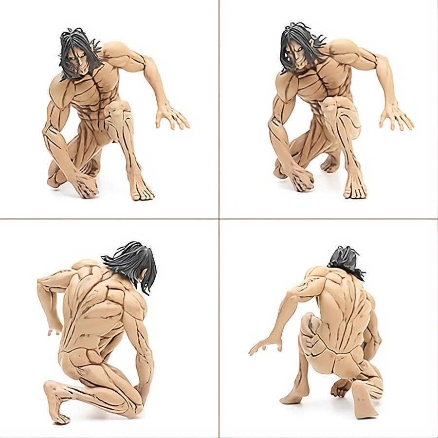AOT Titan Warrior Action Figure | Eren Yeager Titan Form Collectible | 15 cm Action Figure