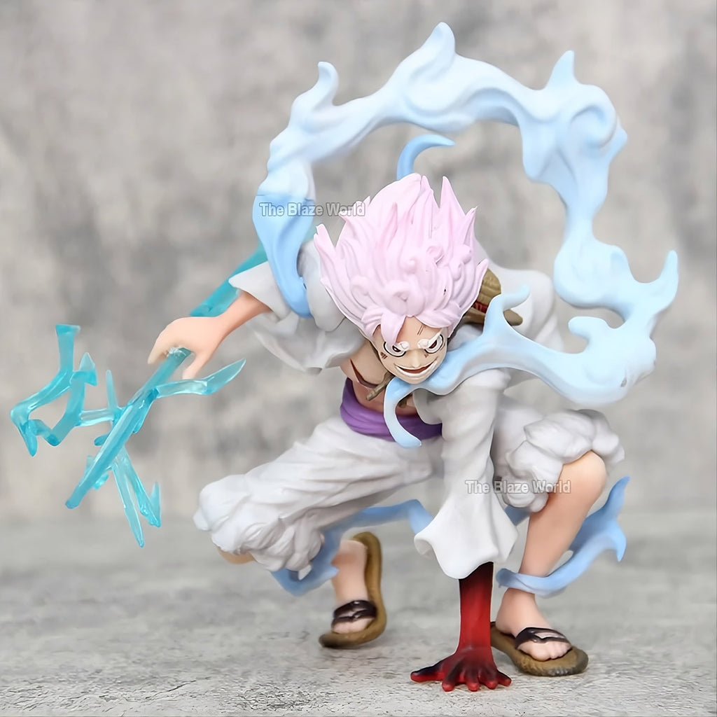 One Piece Luffy Gear 5 Action Figure 18cm | Anime Collectible Toy Model for Kids & Fans