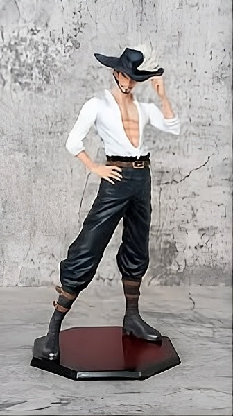 One Piece Dracule Mihawk White Suit Ver. PVC Action Figure Battle Statue